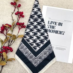 مینی اسکارف نخی لمه دار پیچازی عمده خدادوست رشت