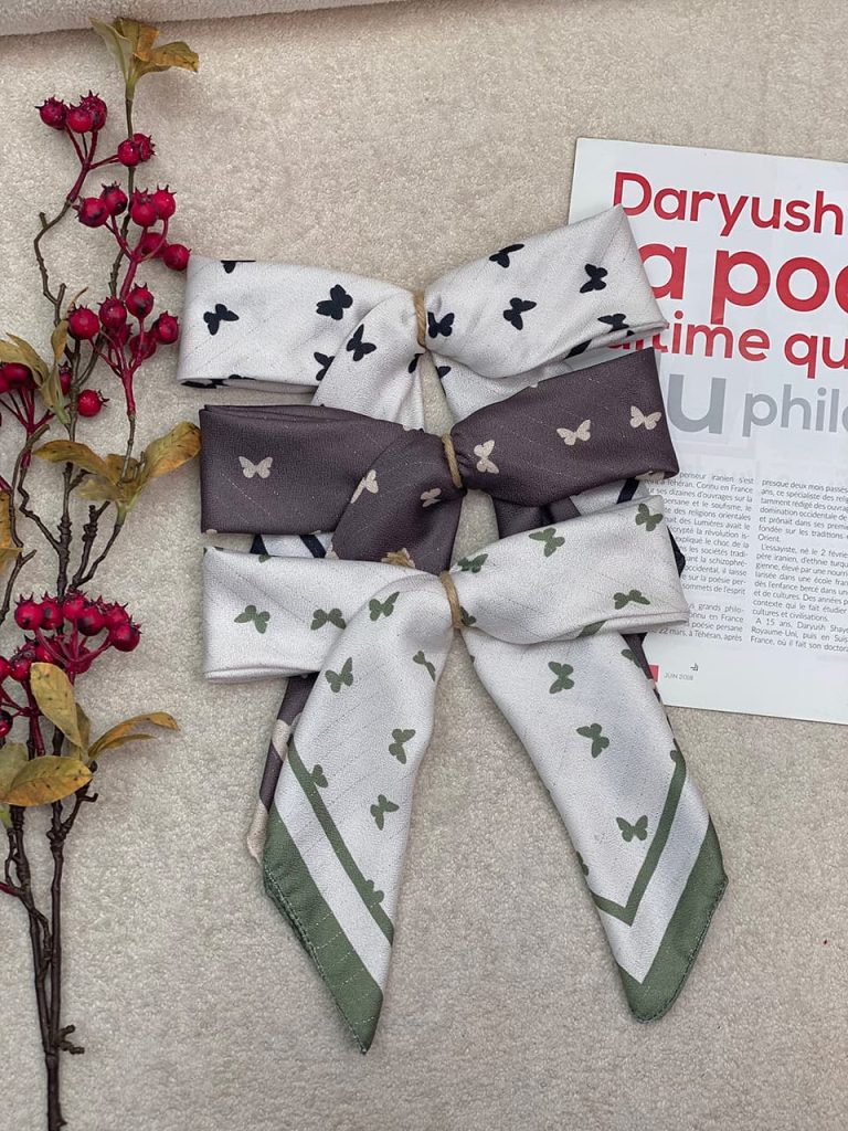 مینی اسکارف پروانه عمده خدادوست رشت عیدانه