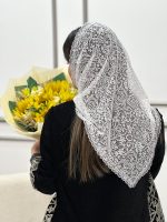 روسری گیپور دور دانتل رشت عمده خدادوست