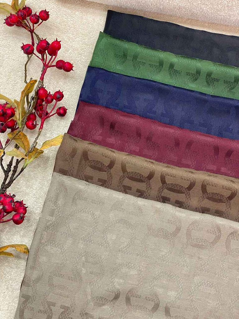 روسری ژاکارد زنجیر عمده خدادوست رشت