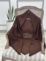 روسری لنین لمه دار قواره 140 بزرگ نخی رشت عمده خدادوست