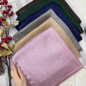 روسری ژاکارد گل رز فر انلند عمده خدادوست رشت