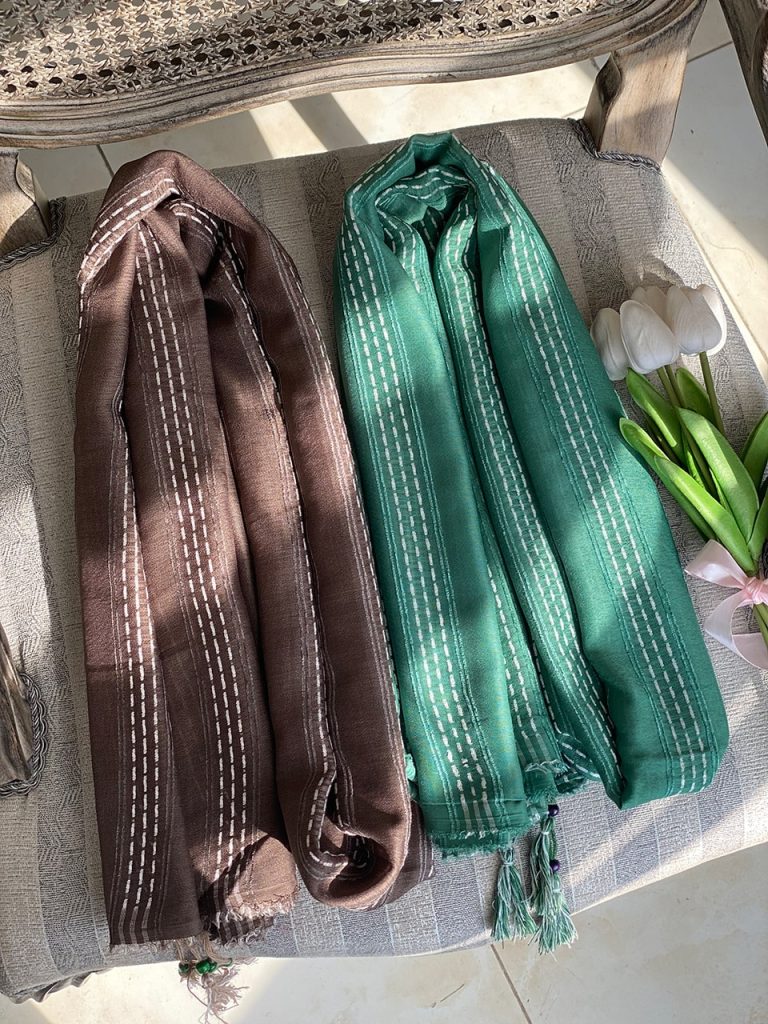 شال کوک دوزی سه خط عمده خدادوست رشت