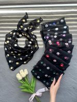 مینی اسکارف تور گل بنفشه عمده خدادوست رشت