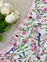 مینی اسکارف ترند ساتن گل عمده خدادوست شت شال و روسری