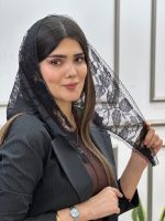 روسری مینی سه گوش توری دوردانتل رشت عمده خدادوست