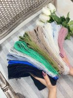 شال دور دانتل اسلپ نخی تابستانه عمده رشت خدادوست