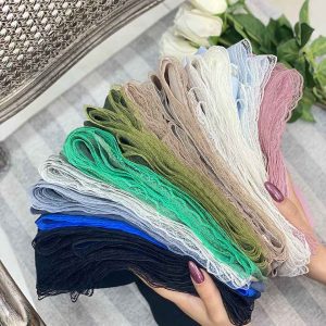 شال دور دانتل اسلپ نخی تابستانه عمده رشت خدادوست
