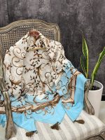 روسری قواره 140 نخی عمده خدادوست رشت