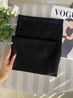 شال مشکی میکس طرح دار توری محرمی عمده رشت خدادوست