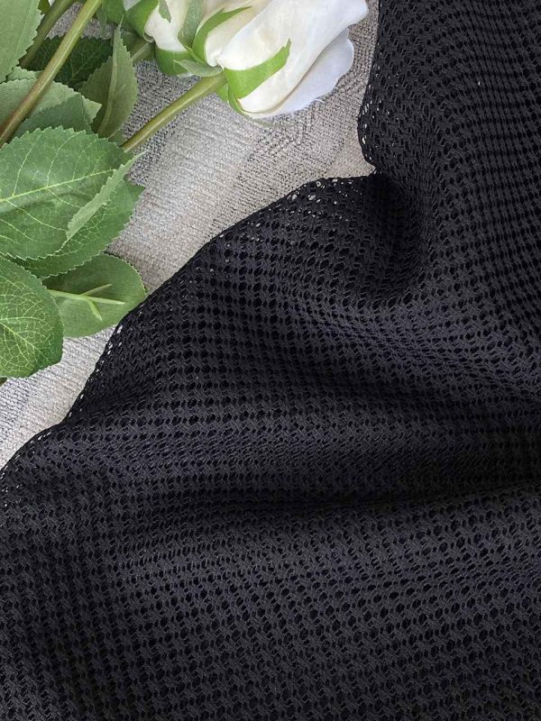 شال مشکی میکس طرح دار توری محرمی عمده رشت خدادوست