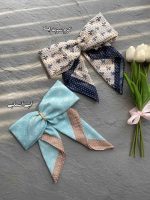مینی اسکارف پاپیون نخی رشت عمده خدادوست