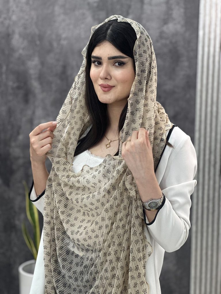شال وارداتی حریر گل عمده خدادوست رشت