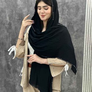 شال کریشه دور زیپی دور دانتل عمده خدادوست رشت