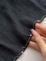 شال کریشه دور زیپی دور دانتل عمده خدادوست رشت