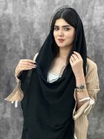 شال کریشه دور زیپی دور دانتل عمده خدادوست رشت