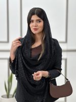 شال حصیری پلنگی لمه دار (2145)