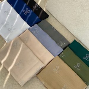 شال مجلسی کریستال پاپیون عمده شال و روسری خدادوست رشت