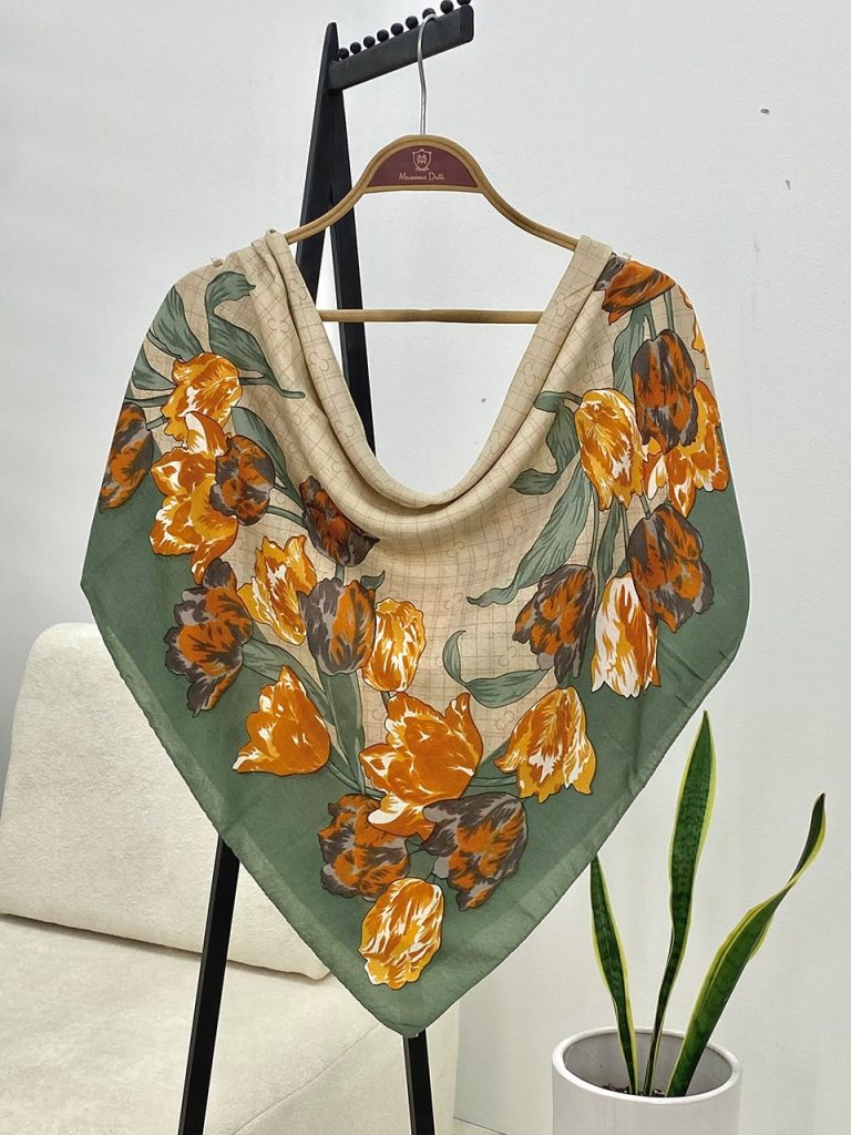 روسری طرحدار سیا اسکارف عمده خدادوست رشت