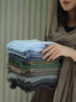 شال وارداتی دور سکه ای پاییزه ترند شال و روسری عمده خدادوست