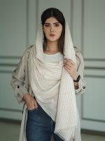 شال حصیری خطی پاییزه شال و روسری پوشاک عمده خدادوست