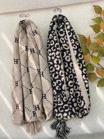 شال مخمل طرحدار کرم مشکی عمده خدادوست رشت