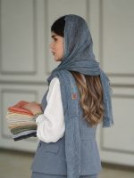 شال وارداتی موجی حریر مافیای شال و روسری عمده خدادوست