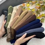 شال پلیسه پاییزه منگوله چوبی (1842)