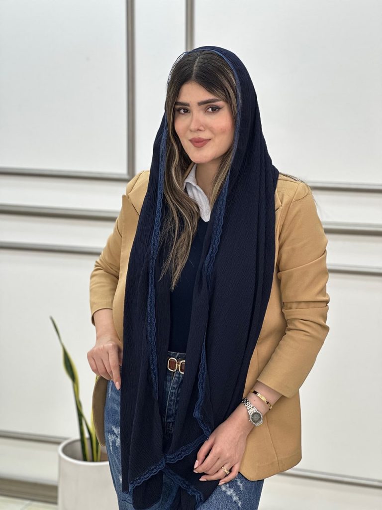 شال دور دانتل پاییزه عمده خدادوست رشت