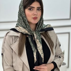 روسری ماردانه قواره 100 گلی نخی روز مادر رشت عمده خدادوست