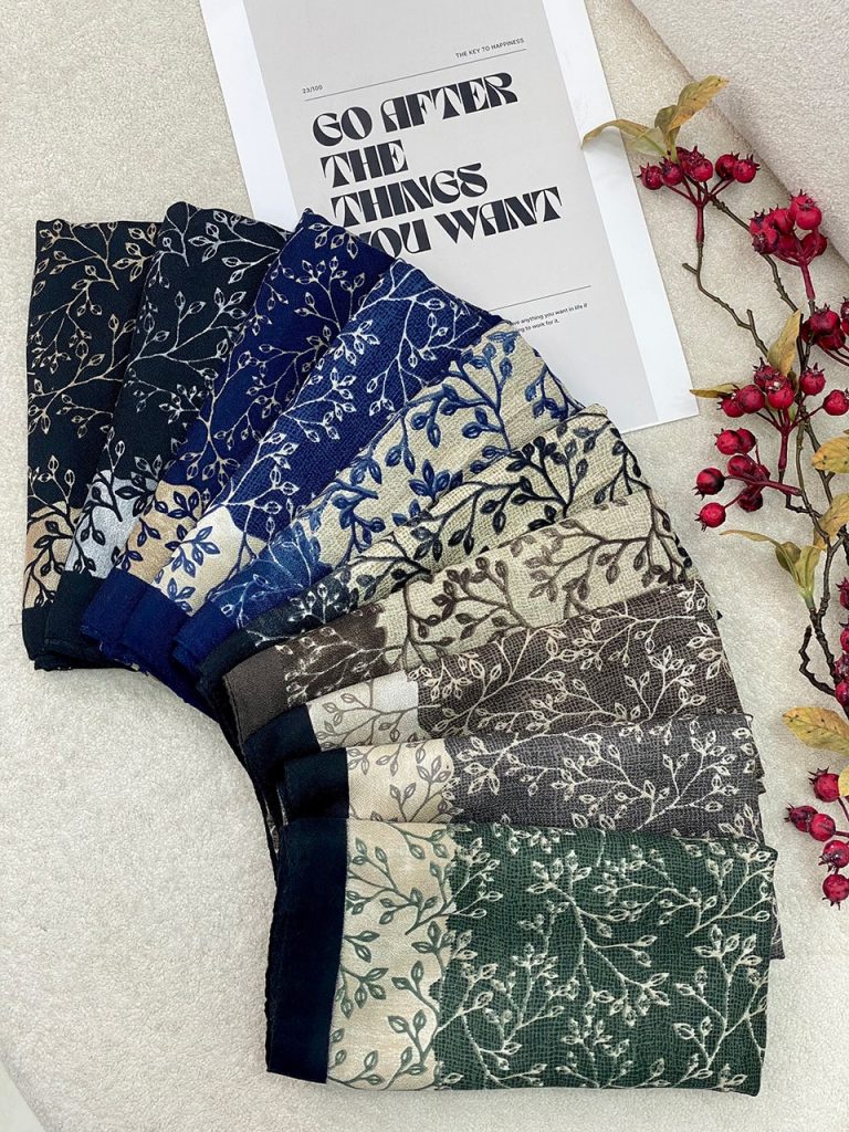 روسری ماردانه قواره 100 گلی نخی روز مادر رشت عمده خدادوست