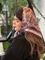 مینی اسکارف نخی لمه دار کریستین دیور عمده خدادوست رشت