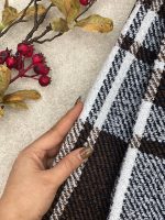 شال بوکله قهوه ای ترند عمده خدادوست رشت