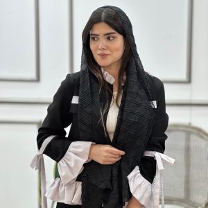 شال لوزی مشکی محرمی عمده خدادوست رشت