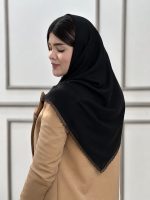 روسری نخی طرحدار محرمی عمده خدادوست رشت شال و روسری