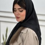 روسری نخی طرحدار محرمی عمده خدادوست رشت شال و روسری