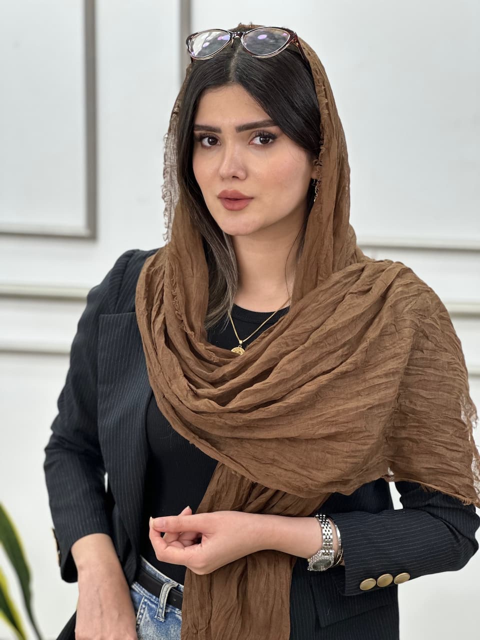 شال دور ریش زارا خنک و سبک و تابستانه عمده خدادوست رشت