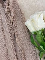 شال حصیری لمه دار دور ریش مافیای شال و روسری عمده خدادوست رشت