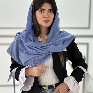 شال حریر وارداتی جیوانجی رنگ پاستیلی مافیای شال و روسری