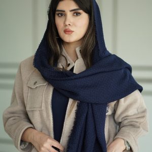 شال بافت حصیری تک رنگ پوشاک عمده خدادوست رشت