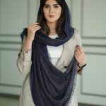 شال حصیری خطی پاییزه شال و روسری پوشاک عمده خدادوست