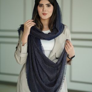 شال حصیری خطی پاییزه شال و روسری پوشاک عمده خدادوست