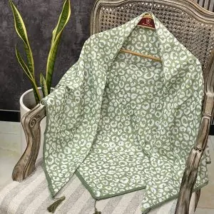 روسری قواره 120 عمده خدادوست رشت سبز سیج