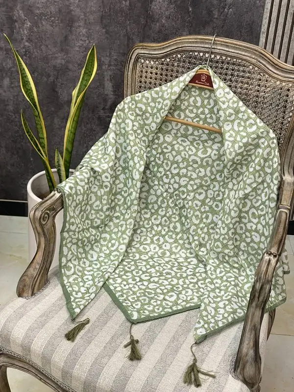 روسری قواره 120 عمده خدادوست رشت سبز سیج