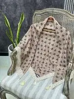 روسری قواره120 پاپیون عمده خدادوست رشت گیلان