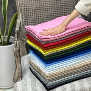 شال پفکی نخی ریشه پرزی عمده رشت خدادوست