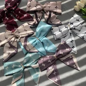 مینی اسکارف پاپیون نخی روسری عمده خدادوست رشت