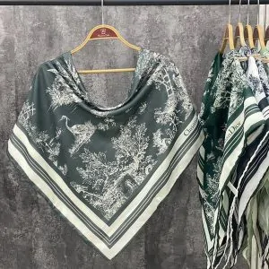 روسری طح دار نخی عمده رشت خدادوست