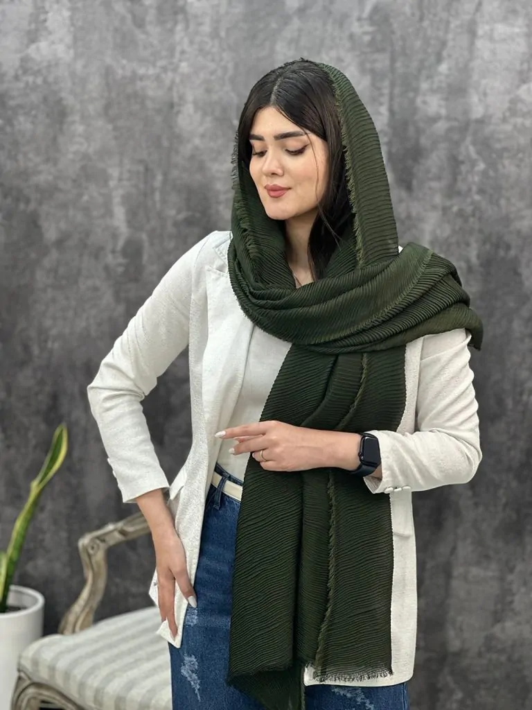 شال ریشه پرزی پلیسه عمده رشت خدادوست