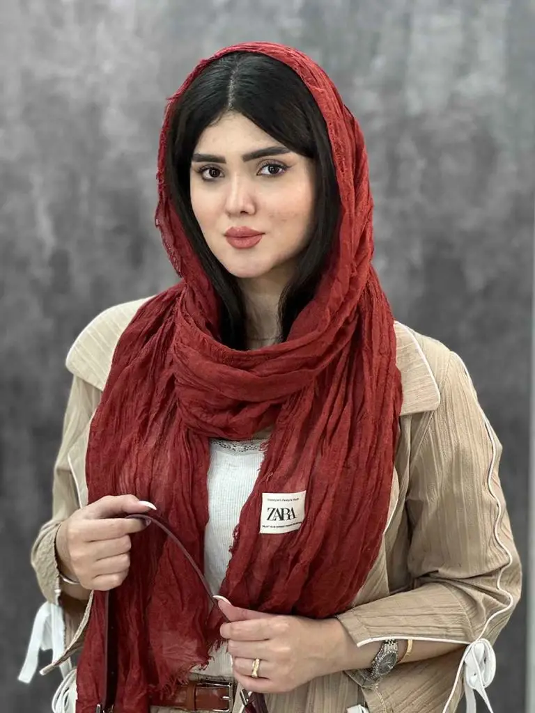شال دور ریش زارا نخی عمده خدادوست رشت